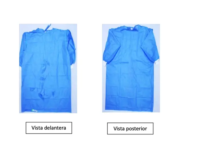 Bata Impermeable Descartable, No estéril AAMI 3